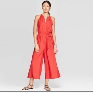 Prologue | Spaghetti Strap V-Neck Wide Leg Jumpsuit Size XS